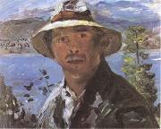 Self-Portrait with Straw Hat (mk09)